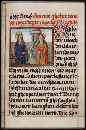 St. Catherine of Alexandria and St. Barbara