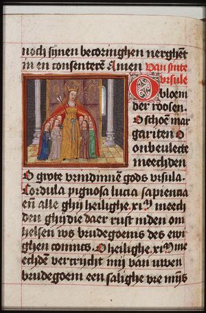St. Ursula of Cologne and her eleven thousand virgins