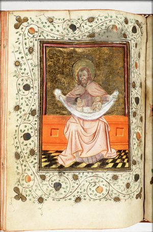 The blessed in Abraham's bosom