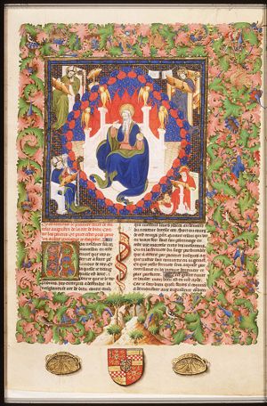 God with St. Augustine, St. Gregory the Great, St. Ambrose and St. Jerome