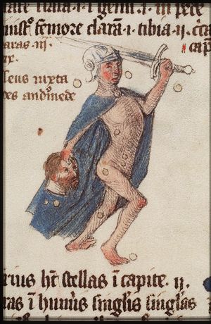 Constellation: Perseus with the Gorgon's head and sword