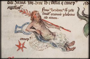 Constellation: Eridanus (the River); Star called Canopus or constellation Argo Navis