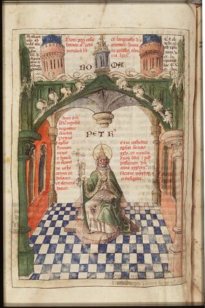 St. Peter as pope (first bishop of Rome)
