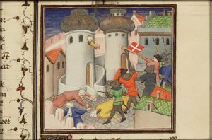 The Christians capture Achaz Castle near Jerusalem