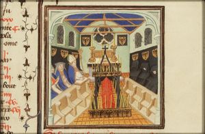 The funeral of the Emperor Henry IV