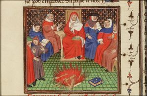 St. Dominic of Calerueja and the miracle of the book that would not burn