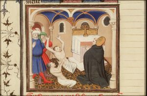 St. Dominic of Calerueja raises two men from the dead