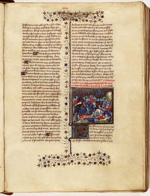 The battle between the Flemish and the French at Cassel