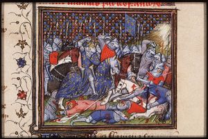 The battle between the Flemish and the French at Cassel
