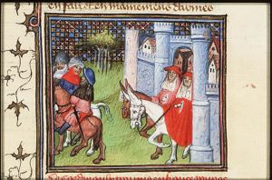 Two cardinals on their way to mediate between the Kings of France and England