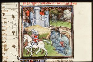 The battle of Aiguillon