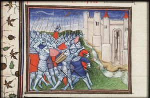 The French defeated before Calais by Edward III