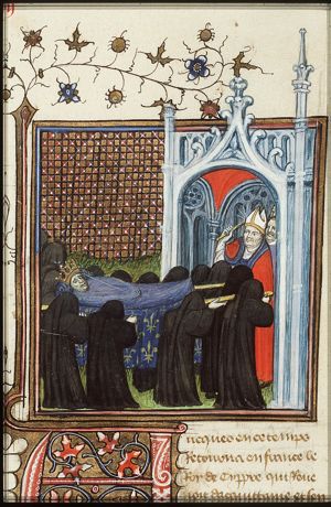 The funeral procession of Jean II