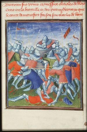 The battle of Auray