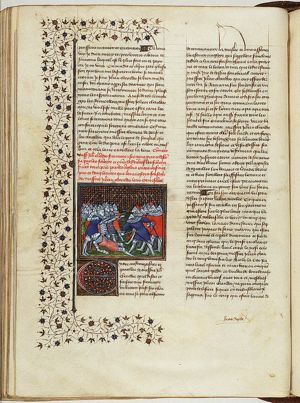 The death of Sir John Chandos at Lussac