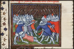 The death of Sir John Chandos at Lussac