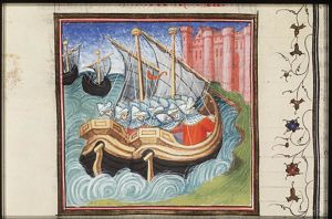 La Rochelle besieged by Richard Fitzalan, Earl of Arundel