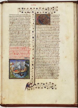 Edward III sets sail to relieve Thouars