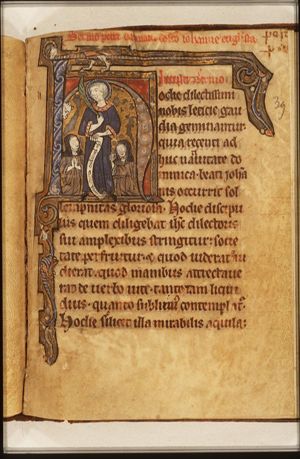 St. John the Evangelist and two nuns