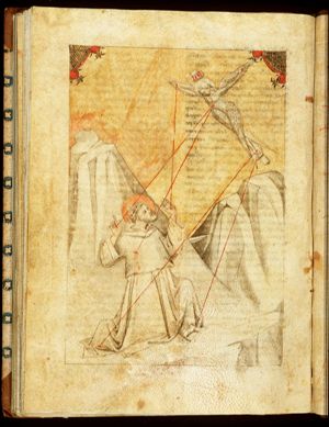 St. Francis of Assisi receives the stigmata