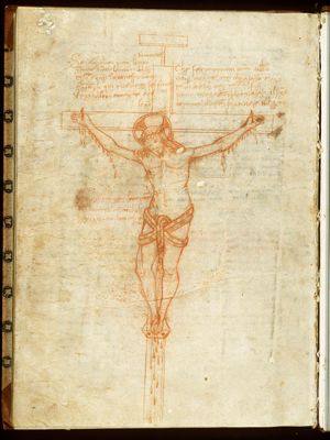 The Crucifixion, with Christ on the cross, alone