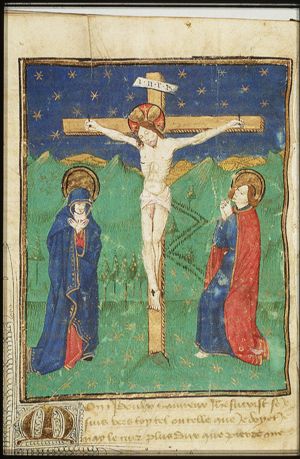 The Crucifixion, with Mary and St. John