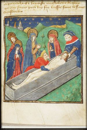 The entombment of Christ