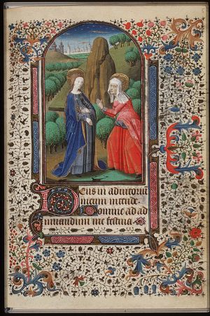 The Visitation: Mary meets St. Elisabeth