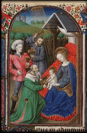 The adoration of the Christ-child by the Magi