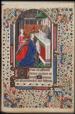 The presentation in the temple: Mary presents the Christ-child to Simeon