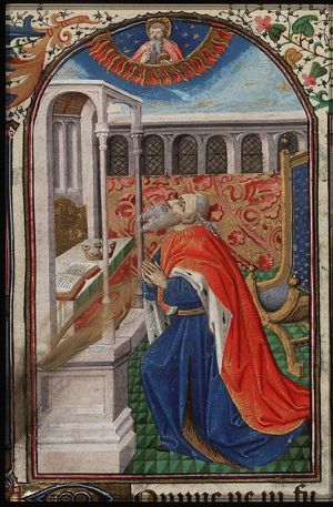 David at prayer