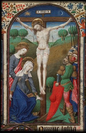 The Crucifixion, with Mary, St. John and soldiers