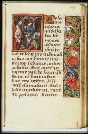 Ecce Homo: Christ is shown to the people by Pilate