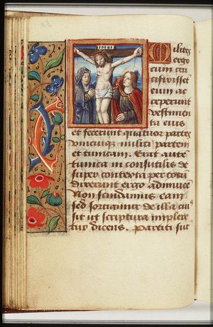 The Crucifixion, with Mary and St. John