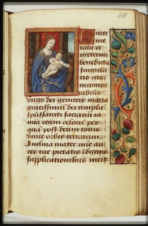 Madonna: Mary holding the Christ-child