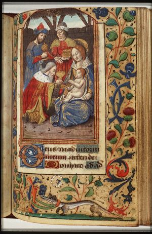 The adoration of the Christ-child by the Magi