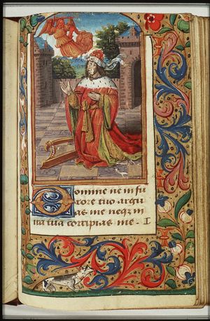 David at prayer