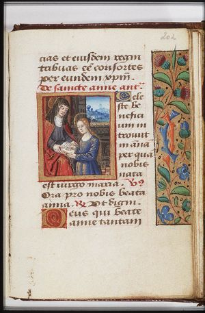 St. Anna teaching Mary to read