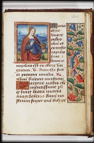 St. Mary Magdalene holding a jar of ointment