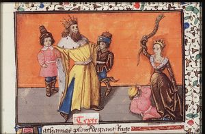 The fury Tesiphone induces King Athamas to kill his children