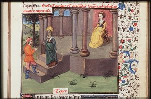Aglauros refuses Mercury admittance to her sister Herse