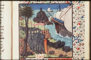 The Greeks face to face with the Trojans under Laomedon