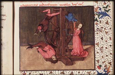 Fortune turning her Wheel
