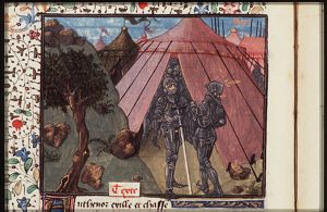 Antenor betrays Troy to the Greeks