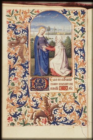 The Visitation: Mary meets St. Elisabeth