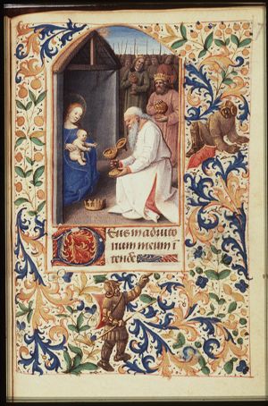 The adoration of the Christ-child by the Magi