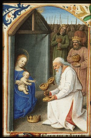 The adoration of the Christ-child by the Magi
