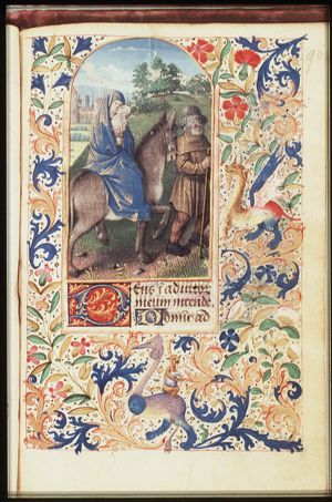 The Flight into Egypt: Mary, St. Joseph and the Christ-child on their way