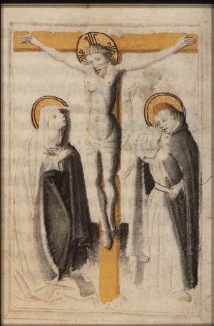 The Crucifixion, with Mary and St. John