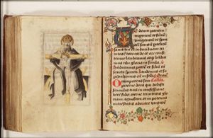 The Trinity: God the Father holding the crucifix (Mercy-Seat)